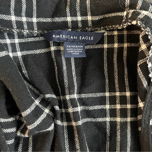 American eagle cropped checkered jumpsuit - Picture 5 of 5
